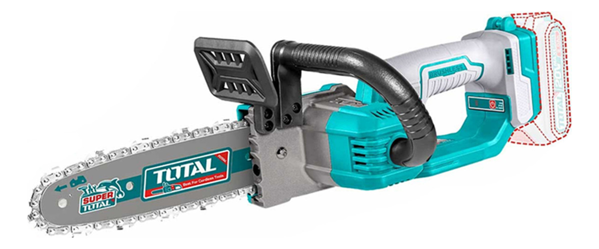 Motosierra Inalambrica 20v 8 Pulgadas Total Tgsli2085 Color