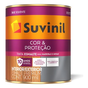 Suvinil 0.9l Esmalte Blanco Color & Protección Brillante