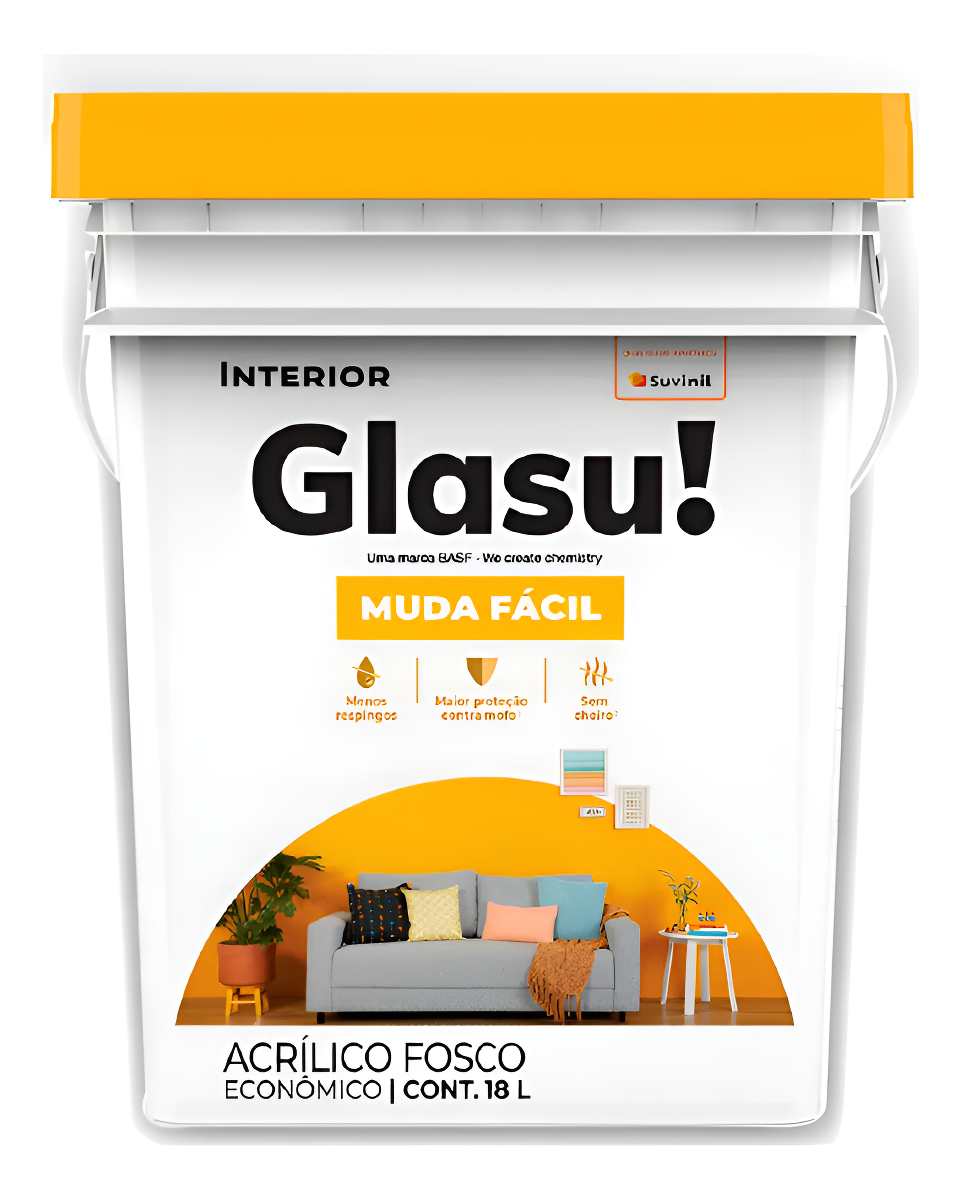 Látex Económico Cambia Fácil Glasu - 18 Lts